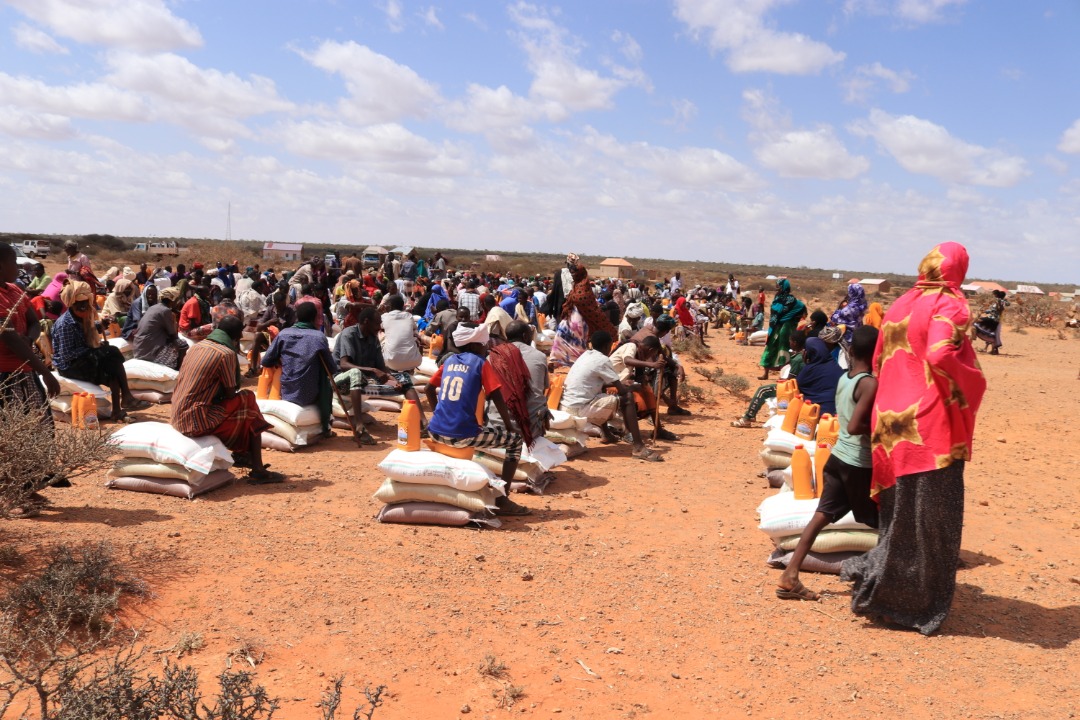 SWS food relief distribution in Somalia